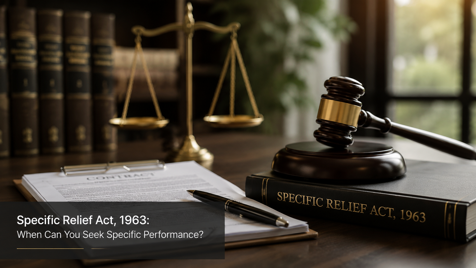 Specific Relief Act, 1963: When Can You Seek Specific Performance?